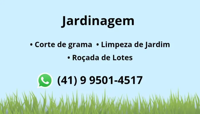 Jardinagem Roçada de terrenos e corte de grama