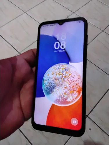 Celular Samsung A14, 5G, 64GB, Câmera Tripla 50MP + Selfie 13MP, Tela 6.6.