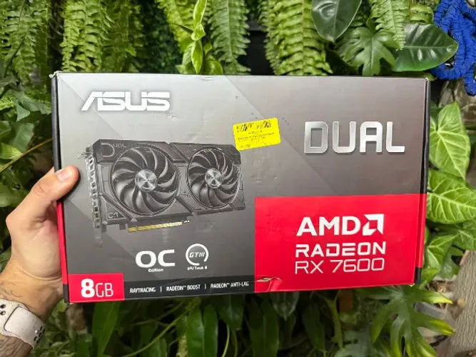 RX 7600 8GB Asus Dual OC - em estado de nova! | Envio OLX Pay