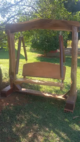 Balanço Madeira Rustica