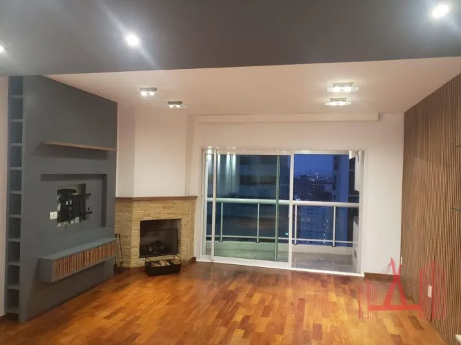 Apartamento SEMIMOBILIADO para Locação com 3 suítes, 4 vagas de garagem, com 145 m² - Acli