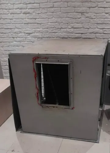 Cx ventilação para cozinha medida 1,04 x1,04 X 1,04 largura X profundidade e altura
