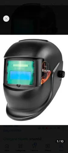 Máscara de soldar automática 