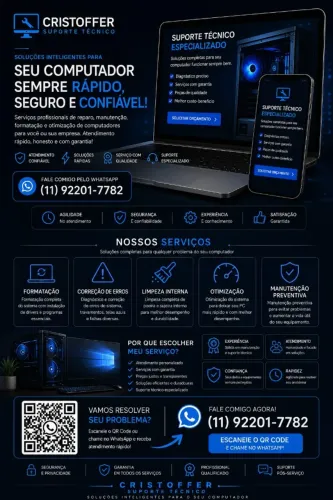 Suporte Técnico - Computadores e Notebook's
