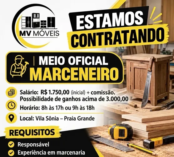 Meio oficial marceneiro