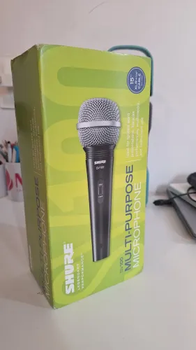 Microfone Shure SV100 Original - Praticamente Novo (Usado 1 vez)