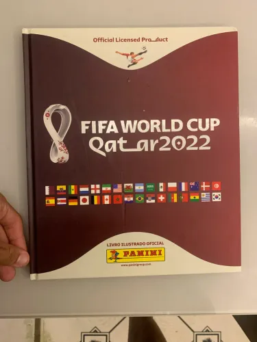 Álbum da copa do mundo .
