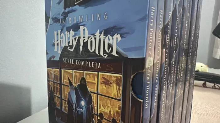 Box de Harry Potter série completa Scholastic (Caixa Azul) - Rocco