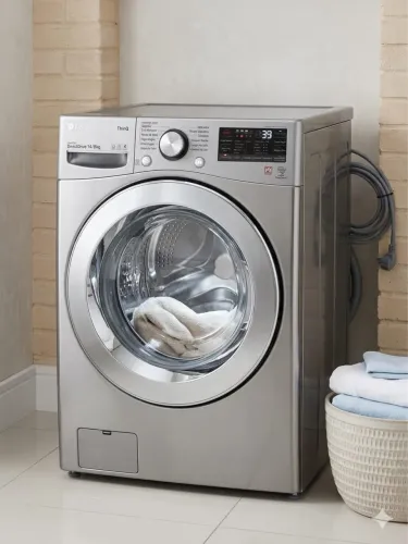 Com (IA) Máquina Lava e Seca LG 14kg com Inteligência Artificial (AI DD)