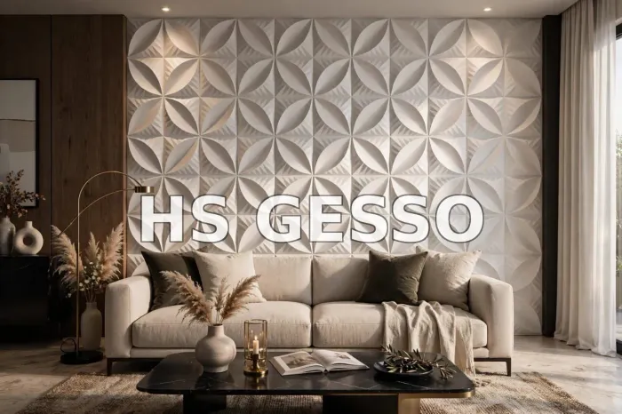 Placa 3D floral