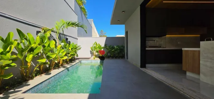 Casa sobrado alto padrão com 250m², 3 quartos/suítes à venda no condomínio Terras de Flore