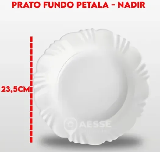 Kit 3 Pratos Fundos