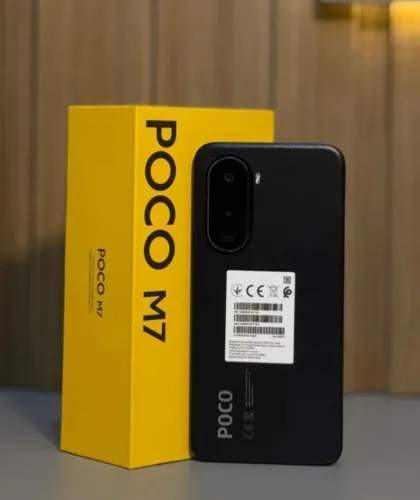 Telefone Novo Lacrado (Poco M7) 4G Black O Toop + entrega grátis