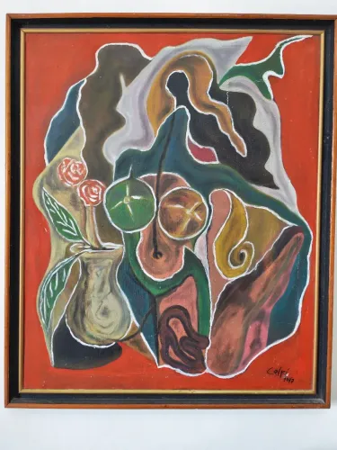 Óleo sobre tela - Artista Calfí 1997 Titulo: "Ela"
