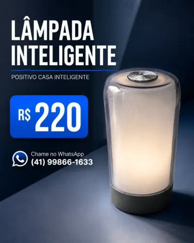 Lampada inteligente/abajur positivo