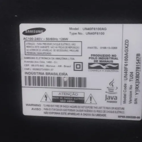 Tv Samsung 40 polegadas não é smart