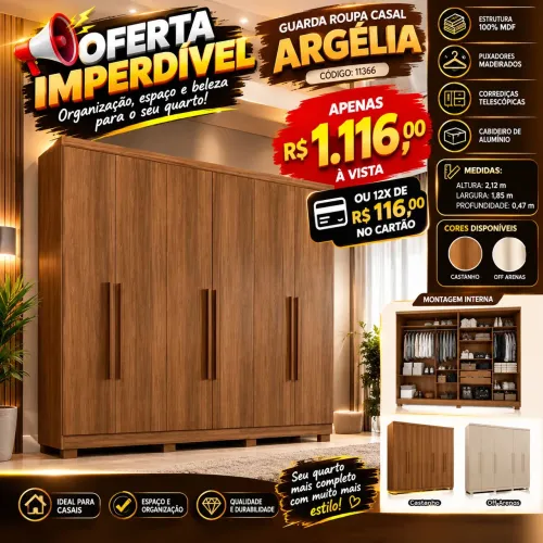 Guarda roupa casal