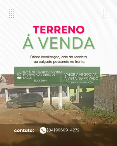Vendo Terreno Residencial