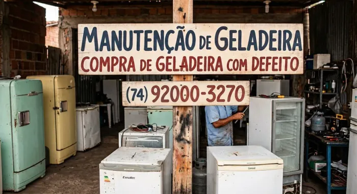 Compras de Geladeiras com defeito