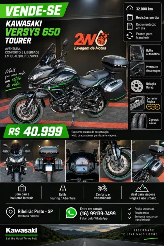 Kawasaki Versys 650 Tourer - 32.000 km