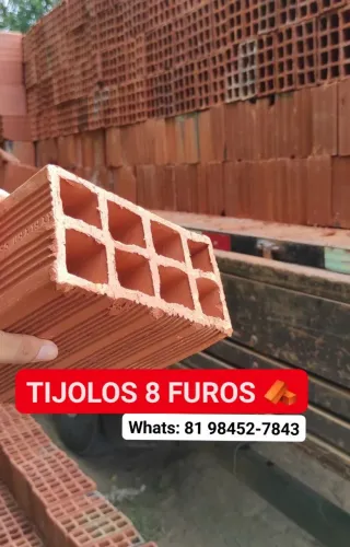 Tijolo Tijolos - FORTE - qualidade de Fabrica.