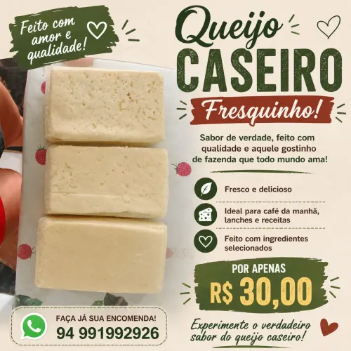 Queijo caseiro