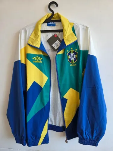 jaqueta umbro brasil 1994 azul