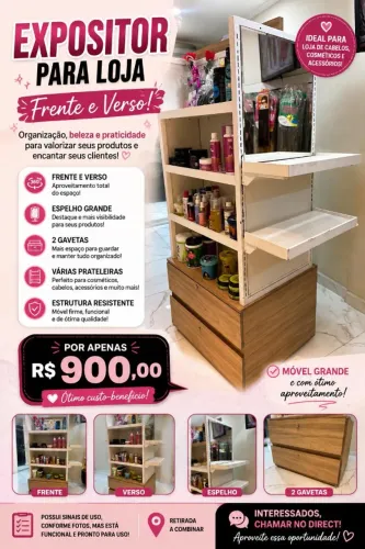 Expositor para loja
