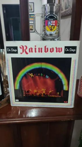 Rainbow - On Stage LP duplo importado de época.<br>LP duplo importado de época