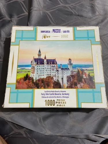 Quebra Cabeça Importado Fairy Tale Castle Bavaria, Germany 1000 Peças