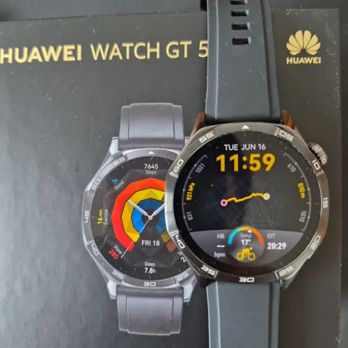 Smartwatch Huawei Watch GT 5 GPS 14 dias de bateria