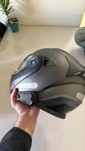 Capacete Norisk chance + cardo spirit