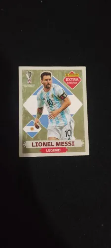 Figurinha Lionel Messi Legend Copa do Mundo de 2022