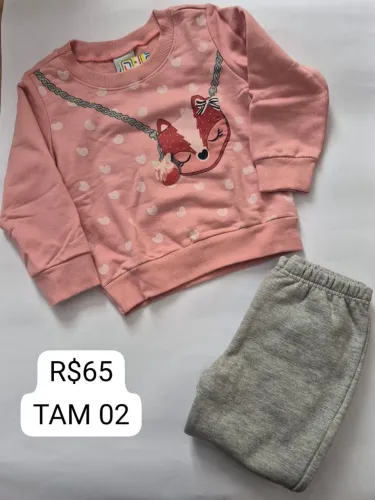 Conjunto moleton Brandili flanelado