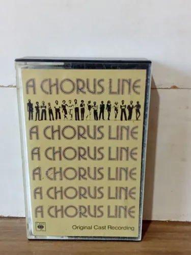 Fita cassete música Chorus line original cast new York Shakespeare 