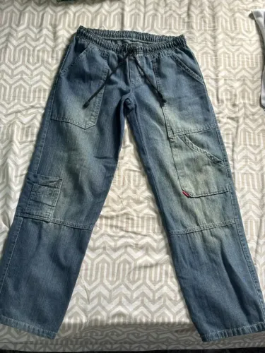 Calça Jeans Baggy Larga - Estilo Streetwear - Seminova