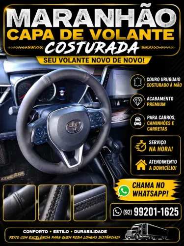 Capa de volante automotivo - Carros, Vans, Caminhões, Carretas e  Bitrem / Capas para TD