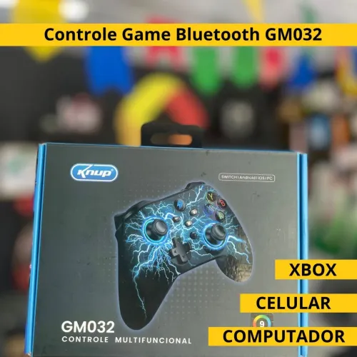 Controle Game multifuncional pra jogar XBox na TV, celular e TVs