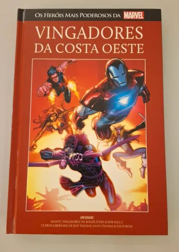 Vingadores da costa oeste Salvat Capa Vermelha