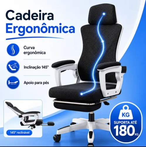 Vendo cadeira escritório ergonômica