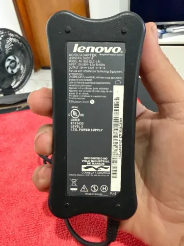 Fonte Notebook Lenovo 65W 19V Original Barata para Vender Rápido