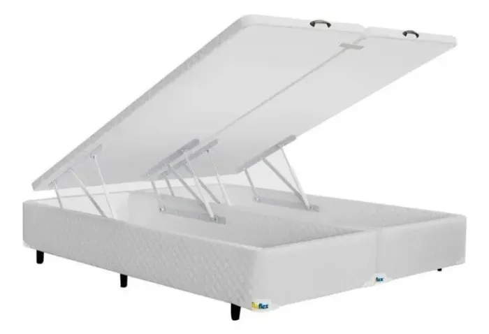 Cama Baú Queen Size + Colchão
