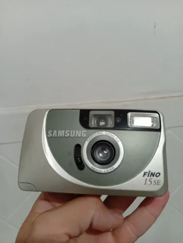 câmera analógica samsung fino 15 funcionando perfeitamente