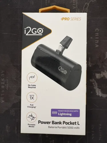 Carregador Portátil Power Bank Pocket I2go para Iphone
