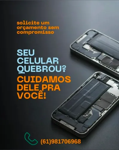 Telas baterias e consertos para seu iPhone 