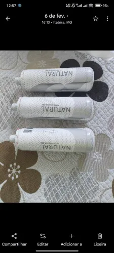 3 Refis Originais IBBL Natural - Novos 