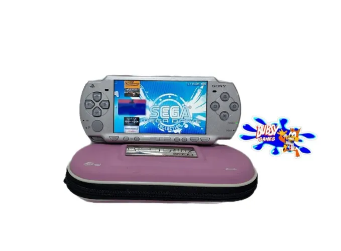 Psp 3001 prata impecável Sony c/ jogos e case 