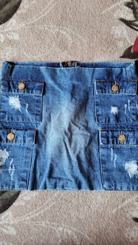 Saia jeans