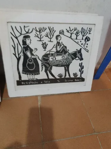 Lindos Quadros de Xilogravura
