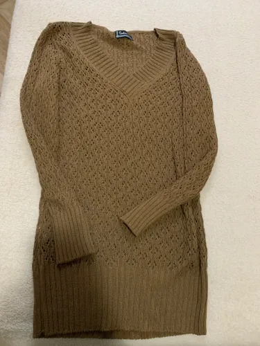 Blusa de linha marrom